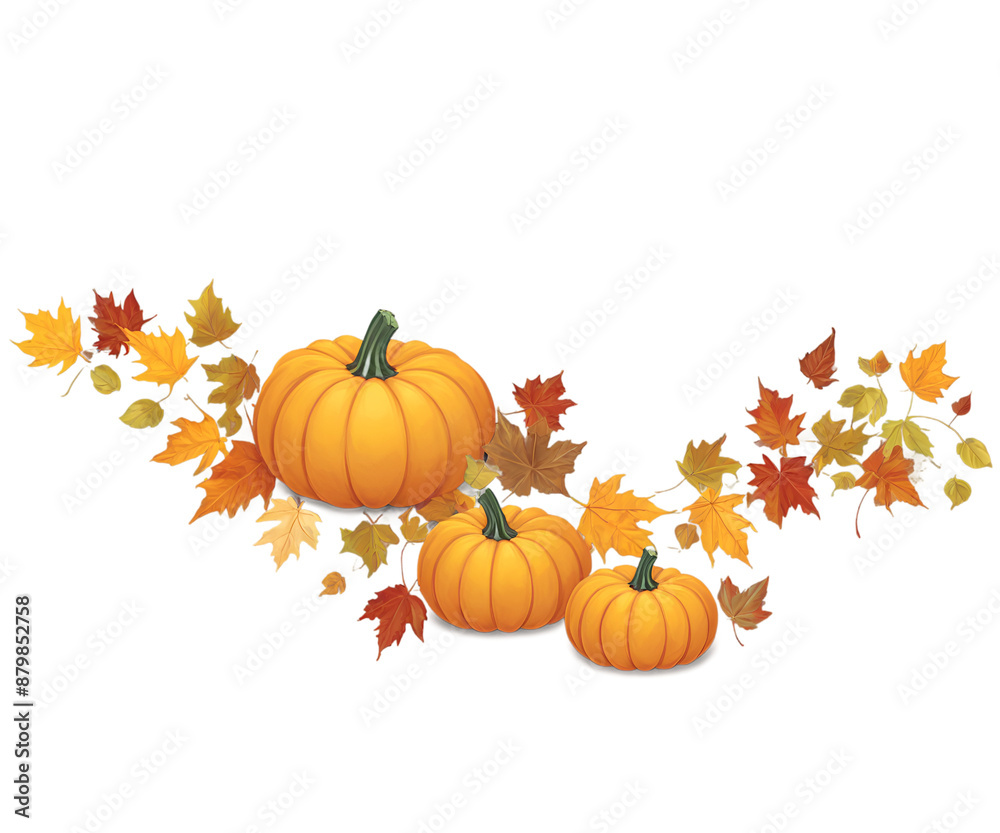halloween pumpkins and autumn leaves isolated on white, fall
halloween pumpkins and autumn leaves isolated on white, fall