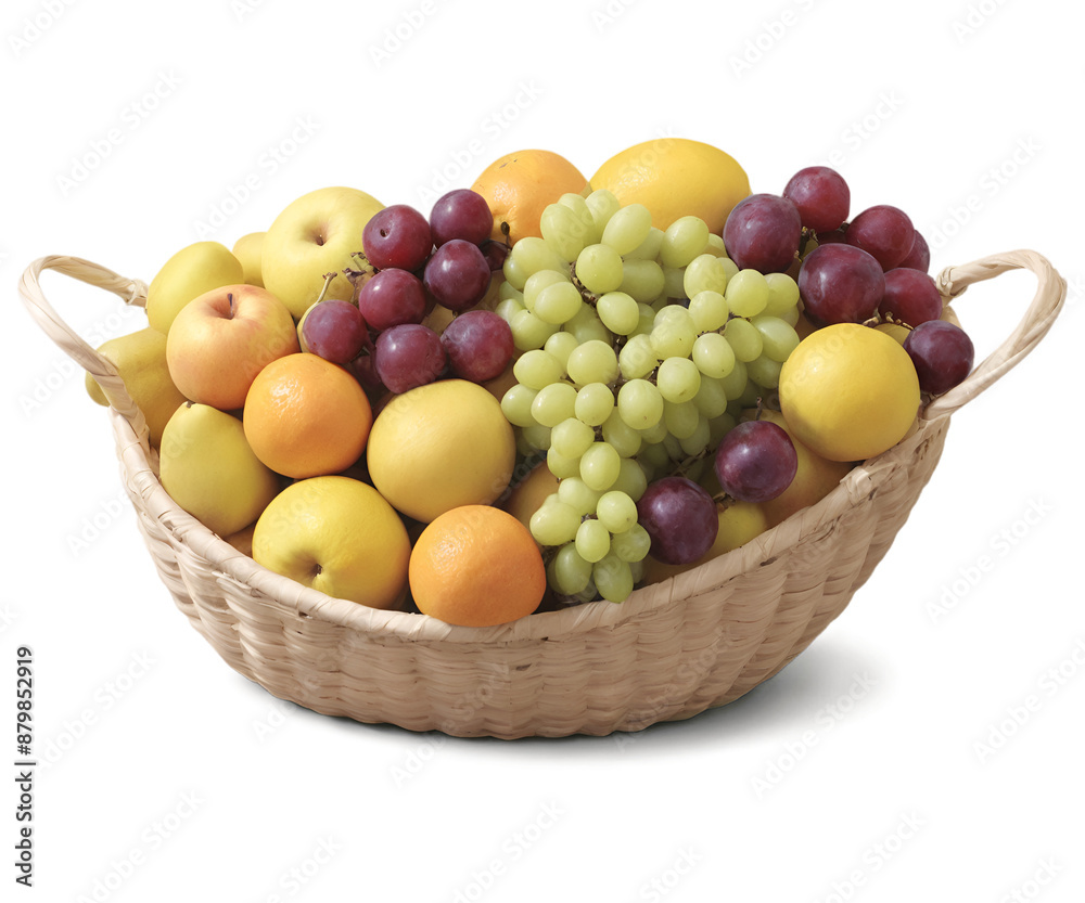 basket with fruits, isolated on white, autumn, fall, basket with fruits, isolated on white, autumn, fall,