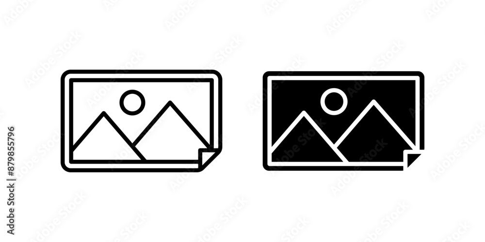 Image icon set. Picture Symbol. Gallery sign. for mobile concept and web design. vector illustration on white background Image icon set. Picture Symbol. Gallery sign. for mobile concept and web design. vector illustration on white background
