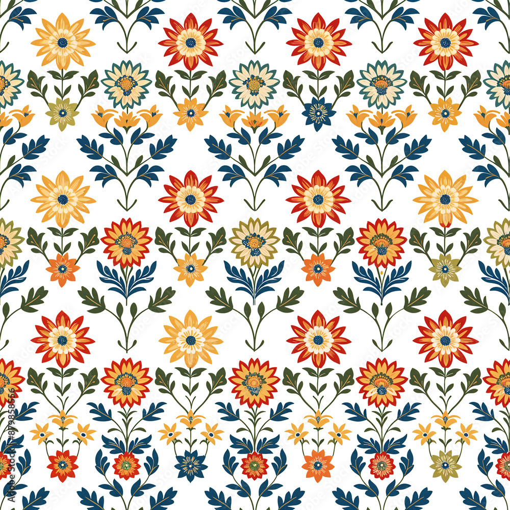 ornament flowers seamless pattern ornament flowers seamless pattern