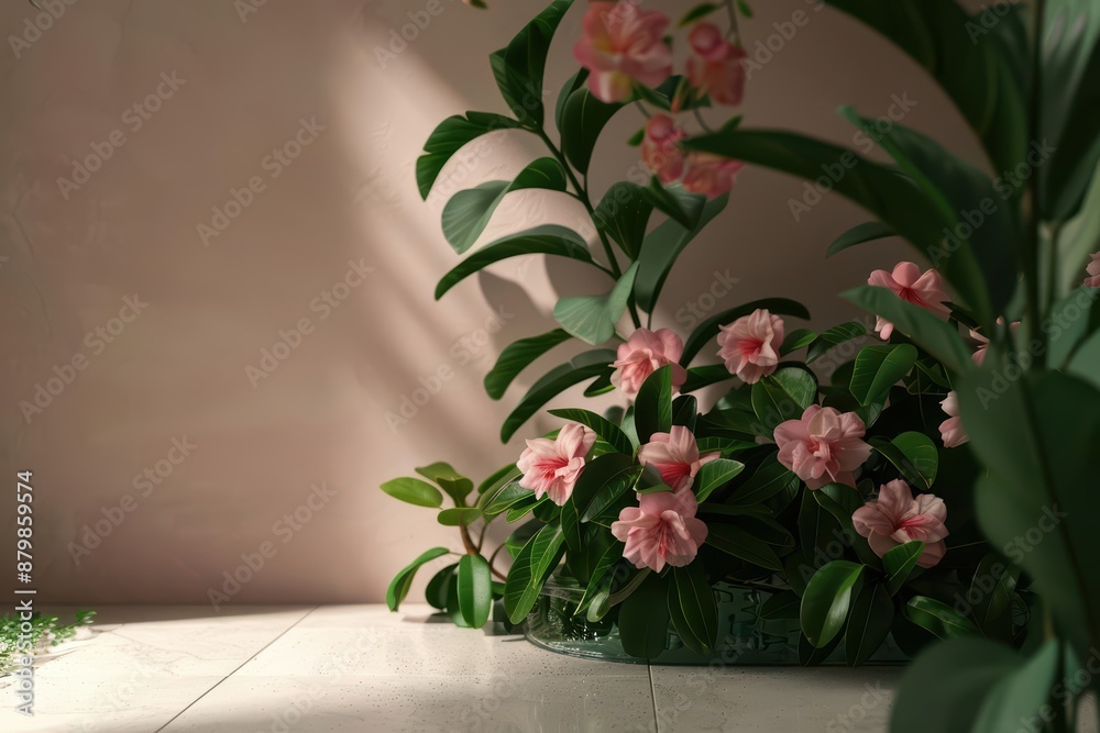 Fototapeta premium An ethereal residence where floating