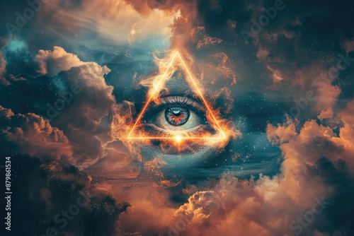 Mystical God. Paranormal Power and Mysterious Orb in Space Exploration