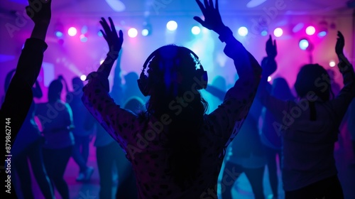 Dancing at Silent Disco