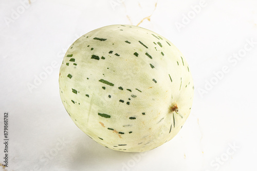 Ripe sweet juicy Dalmatin melon photo