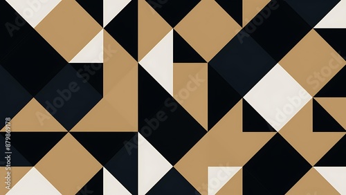 Geometric Pattern Background: Vibrant Colors and Sharp Lines 
