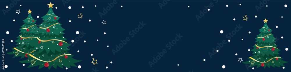 Christmas tree on a blue background Christmas tree on a blue background