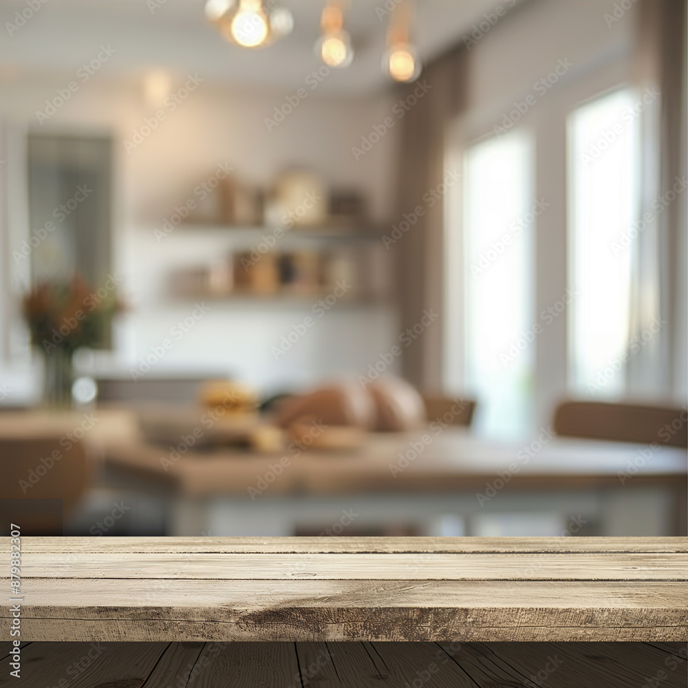 Empty table mockup on beautiful background for branding product presentation Empty table mockup on beautiful background for branding product presentation