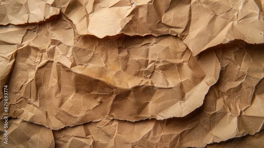 Light brown paper sheet used as a blank background Light brown paper sheet used as a blank background