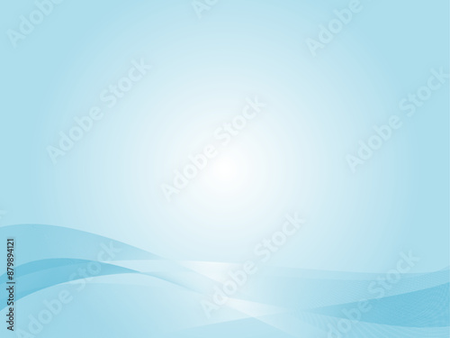 抽象的な水色のウェーブのグラフィック背景