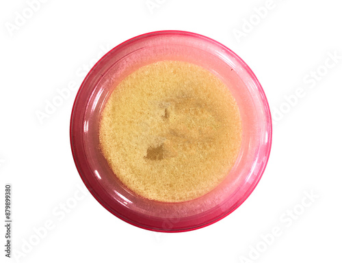 Pink sponge damper pad isolated