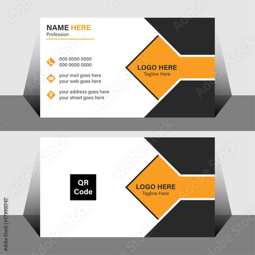 Modern business card, premium business card, visiting card, print templates, layout design vector illustration luxury, personal use, business card