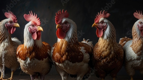 Group of Chicken at Chicken Coop © RENDISYAHRUL