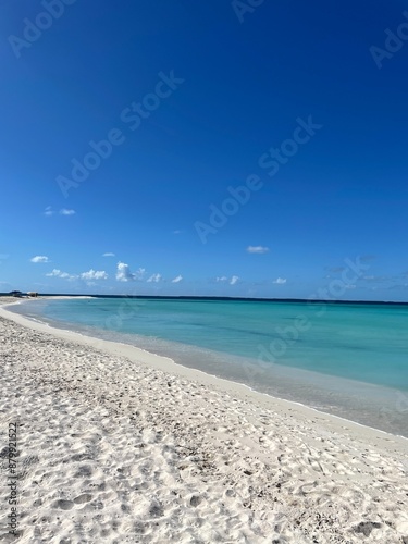 sandy beach and sky