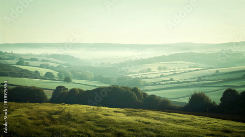 Scenic meadow and trail