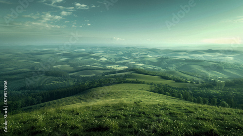 Scenic meadow and trail