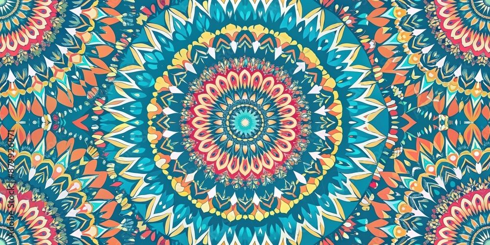 Colorful mandala patterns Colorful mandala patterns