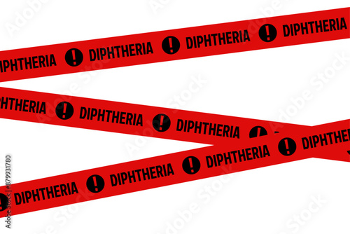 Safety Warning tape pandemic Diphtheria tetanus pertussis DTP bacterial infection