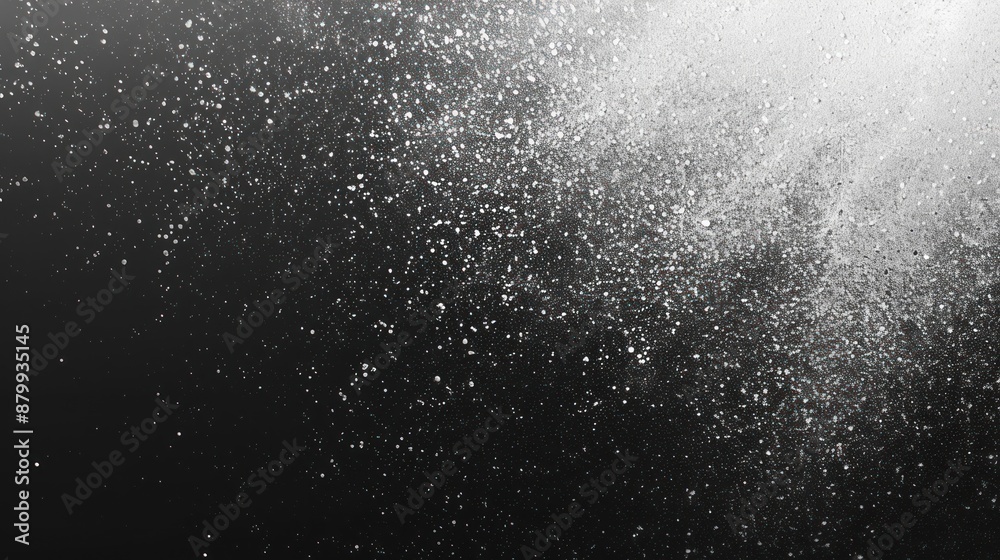 White Powder Explosion on Black Background White Powder Explosion on Black Background