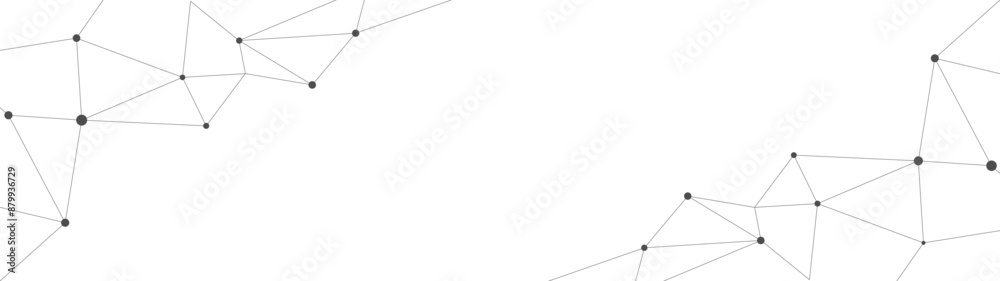 Obraz premium Abstract technology background. Plexus mesh backdrop. Vector