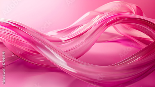 Bright pink abstract lines modern minimalist background