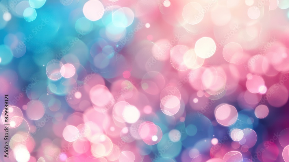 Fototapeta premium Abstract Bokeh Background with Pastel Colors