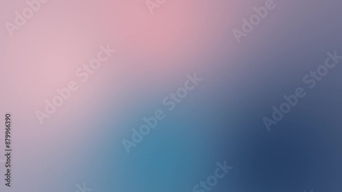 Abstract animated colorful green, pink, blue pastel gradient motion background video loop 4K	