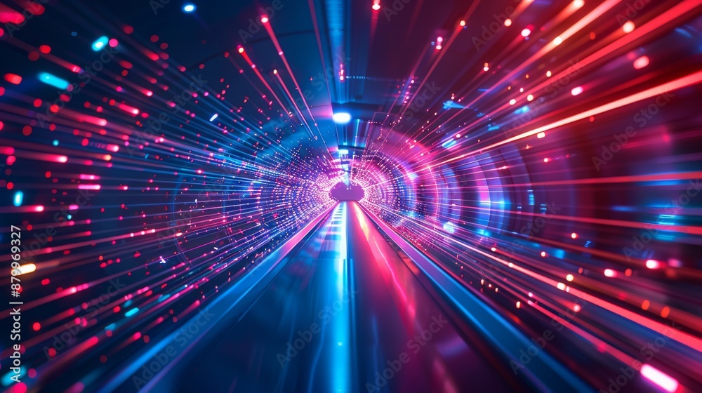 A vibrant depiction of futuristic data streams glowing in cyberspace, evoking high-tech communication. A vibrant depiction of futuristic data streams glowing in cyberspace, evoking high-tech communication.