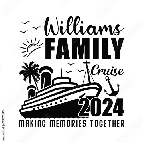 Family Cruise 2024 T shirt Design 