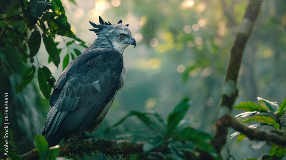 Obraz premium raven on a tree