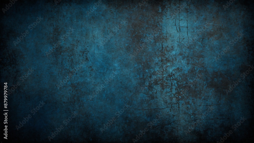 Blue and black grunge texture background Blue and black grunge texture background
