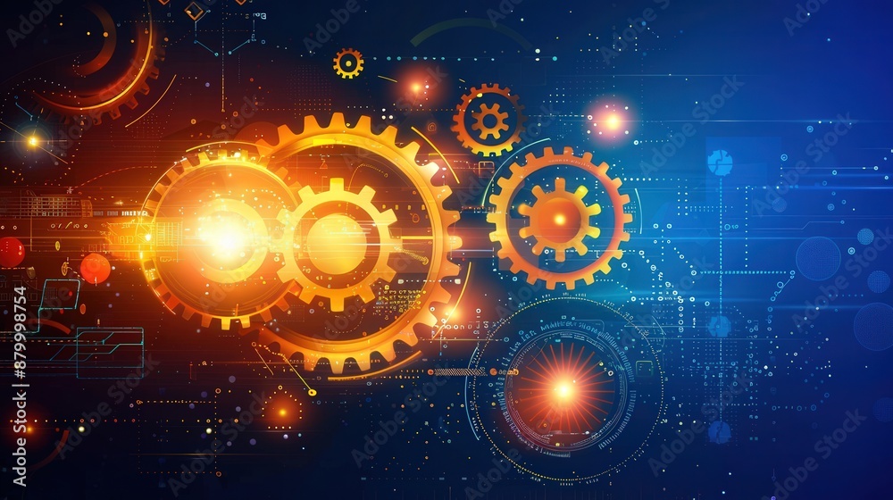 cogs, gears and wheels Abstract technology background. vector illustration wallpaper cogs, gears and wheels Abstract technology background. vector illustration wallpaper