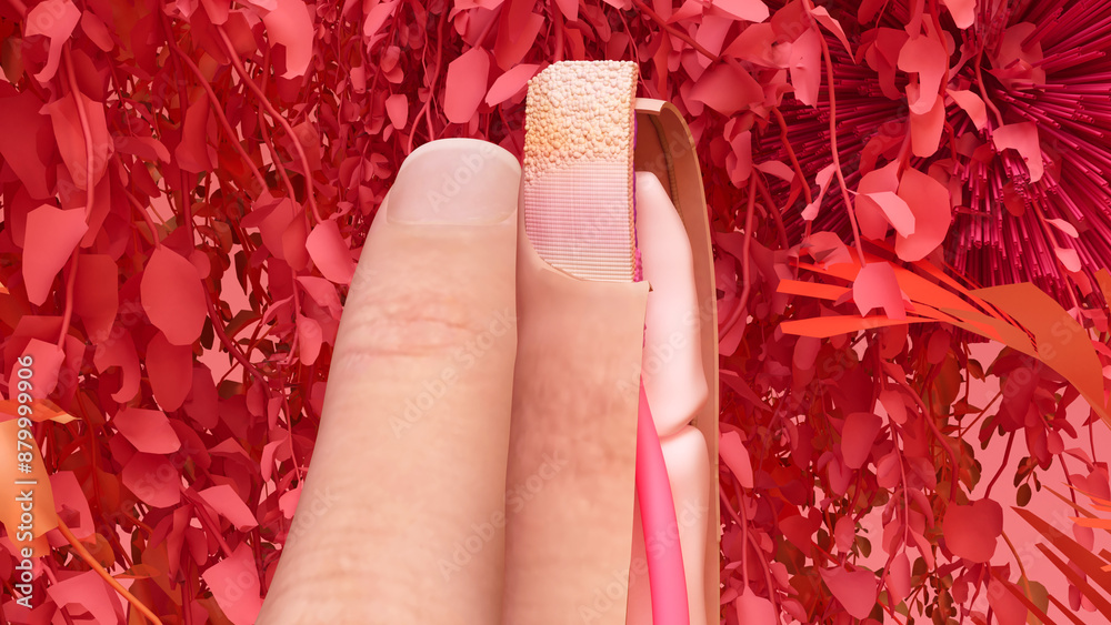 Φωτογραφία Fungus, fungal infection on a woman's nail, nail growth and health care