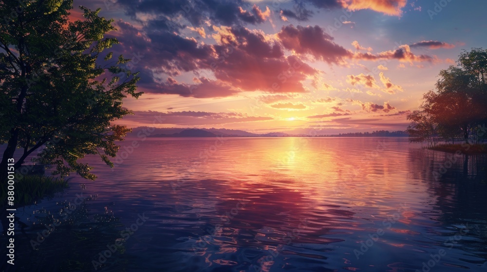 As the sun sets over the lake, take in the beauty and allow your worries to fade. As the sun sets over the lake, take in the beauty and allow your worries to fade.