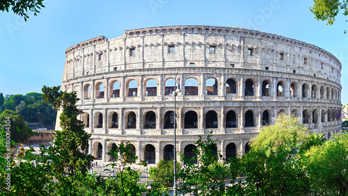 Colosseum on the Perfect Summer Day