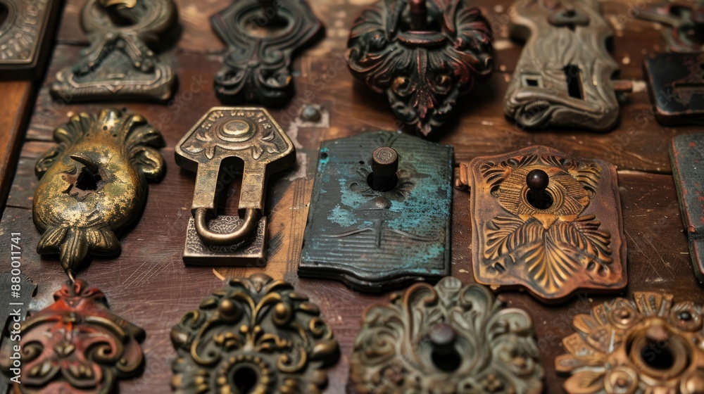 Old fashioned keyhole covers Old fashioned keyhole covers
