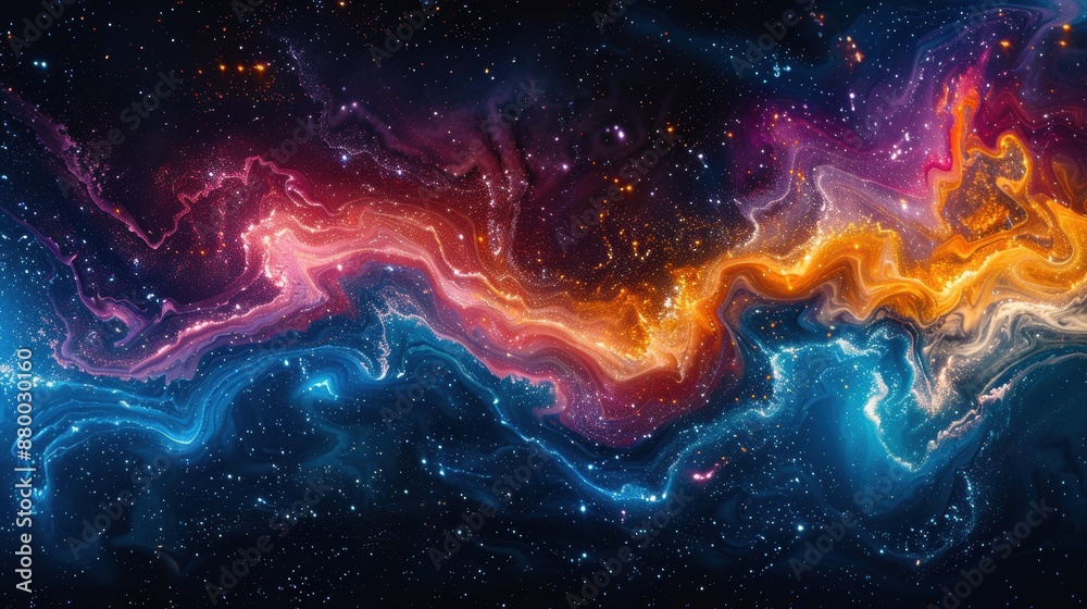 Abstract Liquid Art Galaxy Background Abstract Liquid Art Galaxy Background