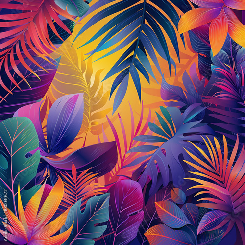 very beautiful wallpaper colour full leaf shape abstract background