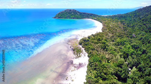 Aerial view of Cape Tribulation