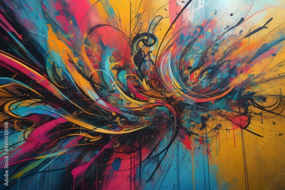 a colorful and abstract graffiti art, best seller background with its vibrant and beautiful imagery. a colorful and abstract graffiti art, best seller background with its vibrant and beautiful imagery.
