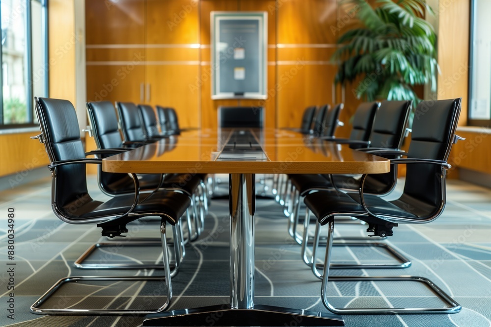 Meeting Room with Table and Chairs Meeting Room with Table and Chairs