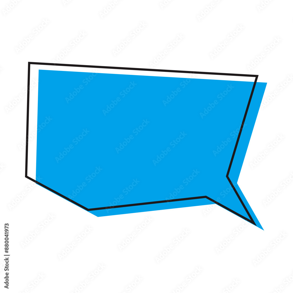 Blue Speech Bubble Vector design Blue Speech Bubble Vector design