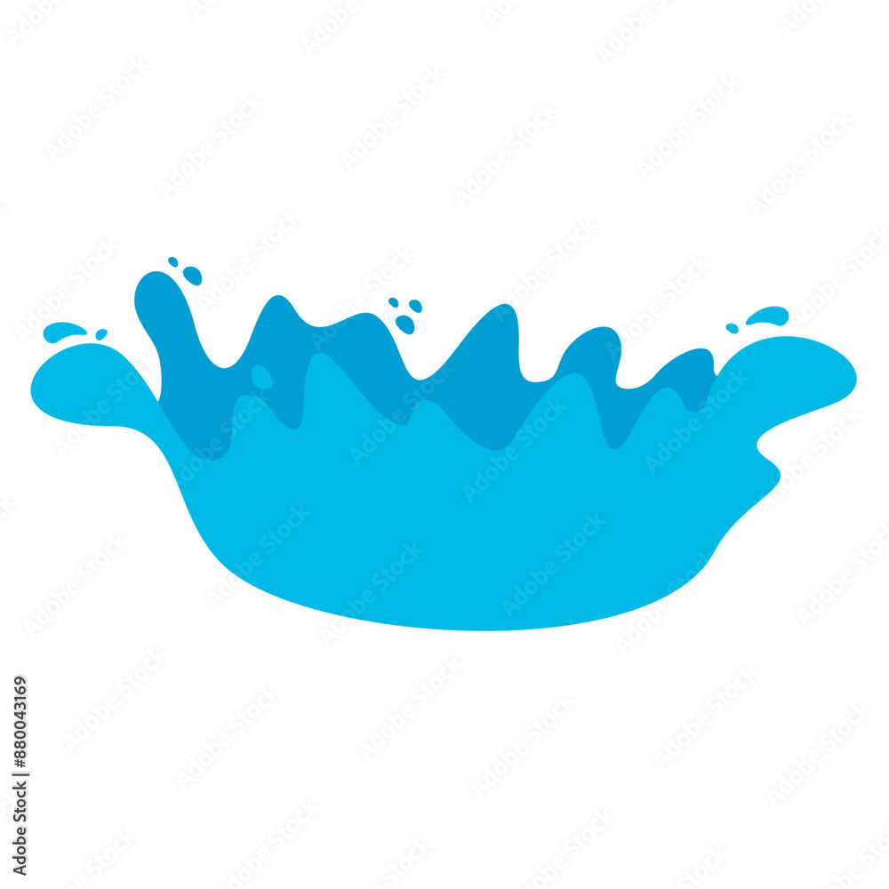 Blue splash water vector design Blue splash water vector design