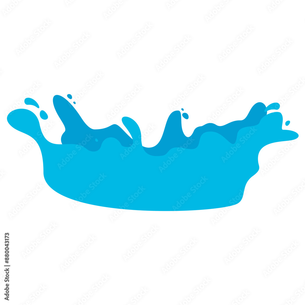 Blue splash water vector design Blue splash water vector design