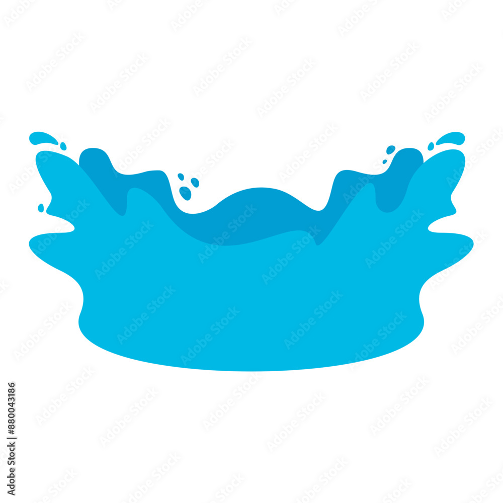 Blue splash water vector design Blue splash water vector design