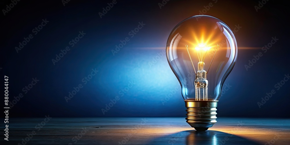 Glowing lightbulb symbolizing innovation and creativity amidst darkness , innovation, creativity, glowing, lightbulb Glowing lightbulb symbolizing innovation and creativity amidst darkness , innovation, creativity, glowing, lightbulb