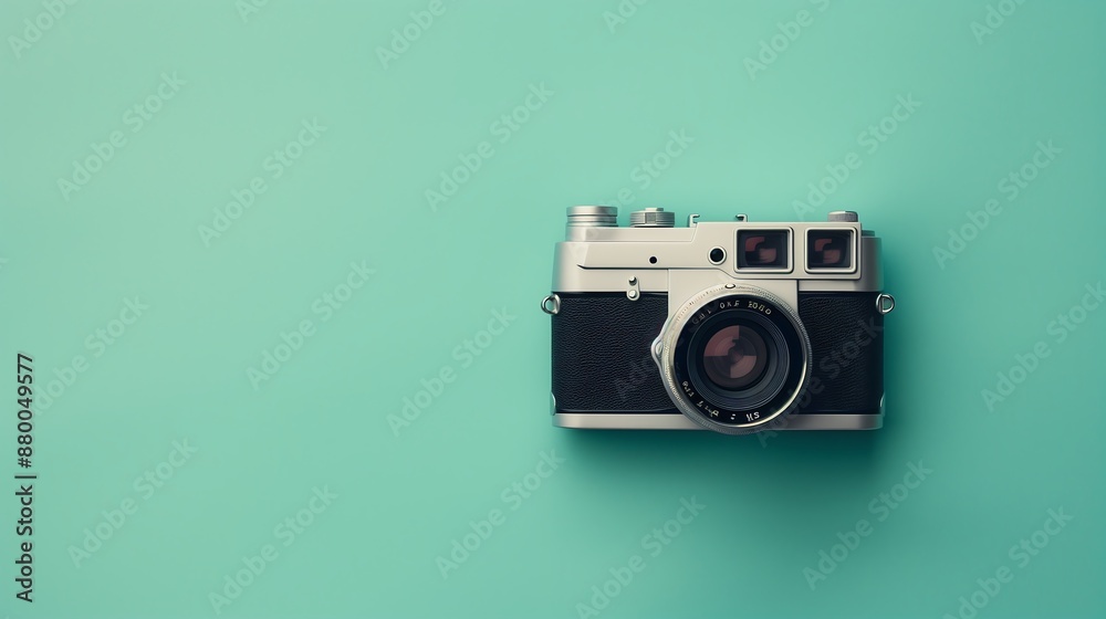 Classic DSLR camera on solid background Classic DSLR camera on solid background