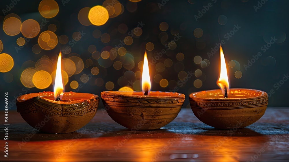 Diwali festival of lights tradition Diya oil lamps background Diwali festival of lights tradition Diya oil lamps background