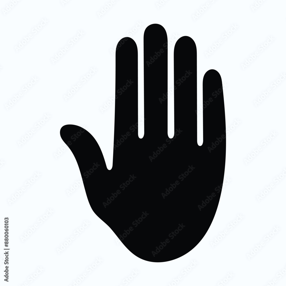hand icon silhouette vector, stylish and versatile hand designs hand icon silhouette vector, stylish and versatile hand designs