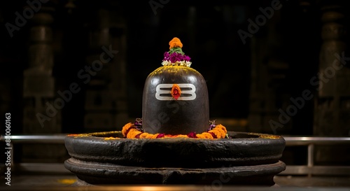 Shivlingam. Happy Mahashivratri.  photo