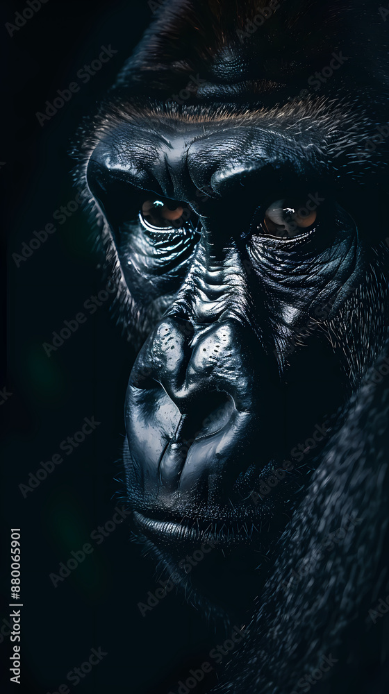 Gorilla portrait Gorilla portrait